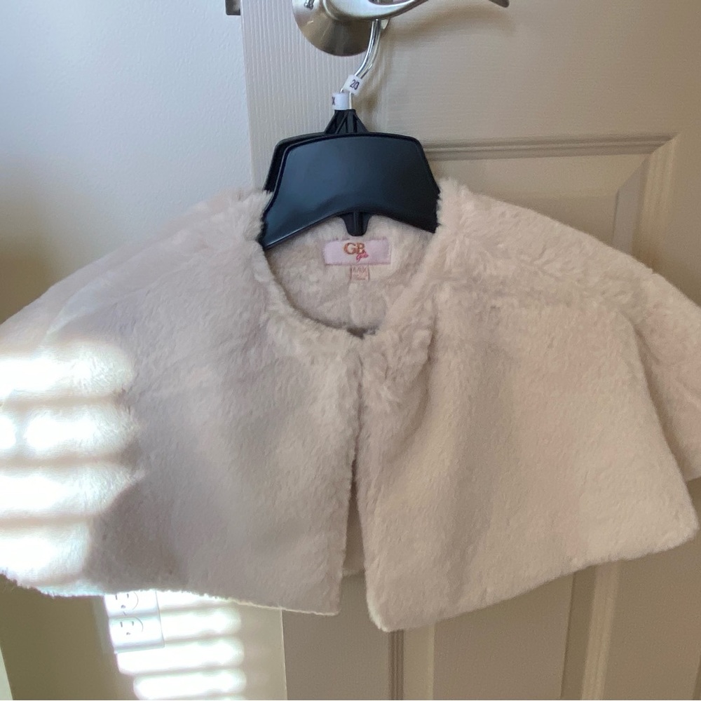 Girls Faux Fur Shrug